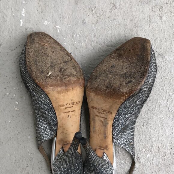 Jimmy Choo glitter n rhinestones - Picture 9 of 10